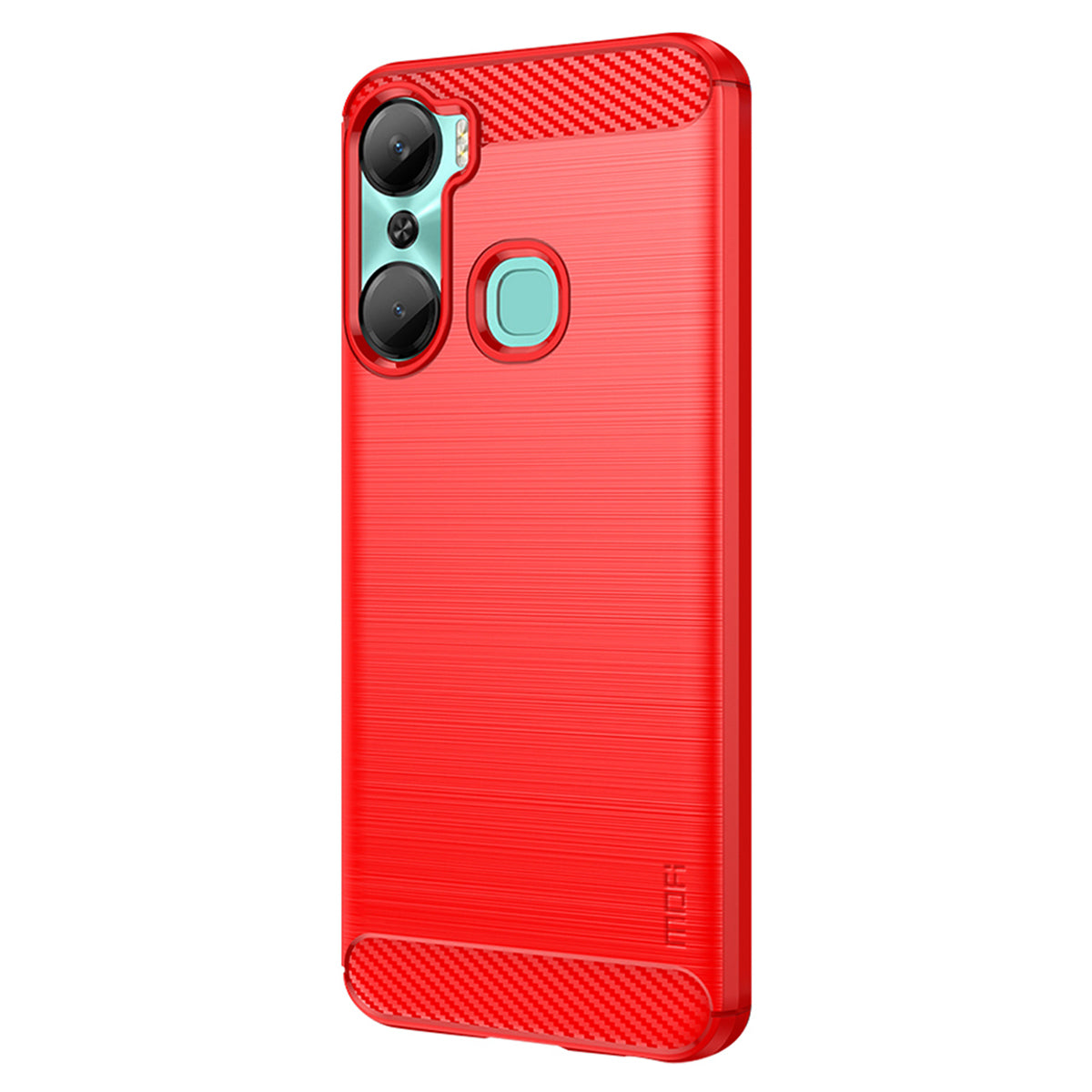 MOFI JK TPU Series-1 Carbon Fiber Phone Cover for Infinix Hot 12 Pro 4G Drop Protection TPU Brushed Phone Case Shell MOFI JK TPU Series-1 Carbon Fiber Phone Cover for Infinix Hot 12 Pro 4G Drop Protection TPU Brushed Phone Case Shell